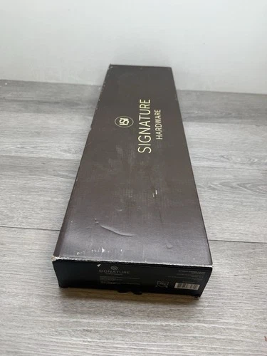 Signature Hardware Retrofit Exposed Pipe Shower System Blk Scratches SHSR7010MB - Picture 6 of 6