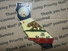 US Navy NRSW TPU Chiefs Mess Military Challenge Coin