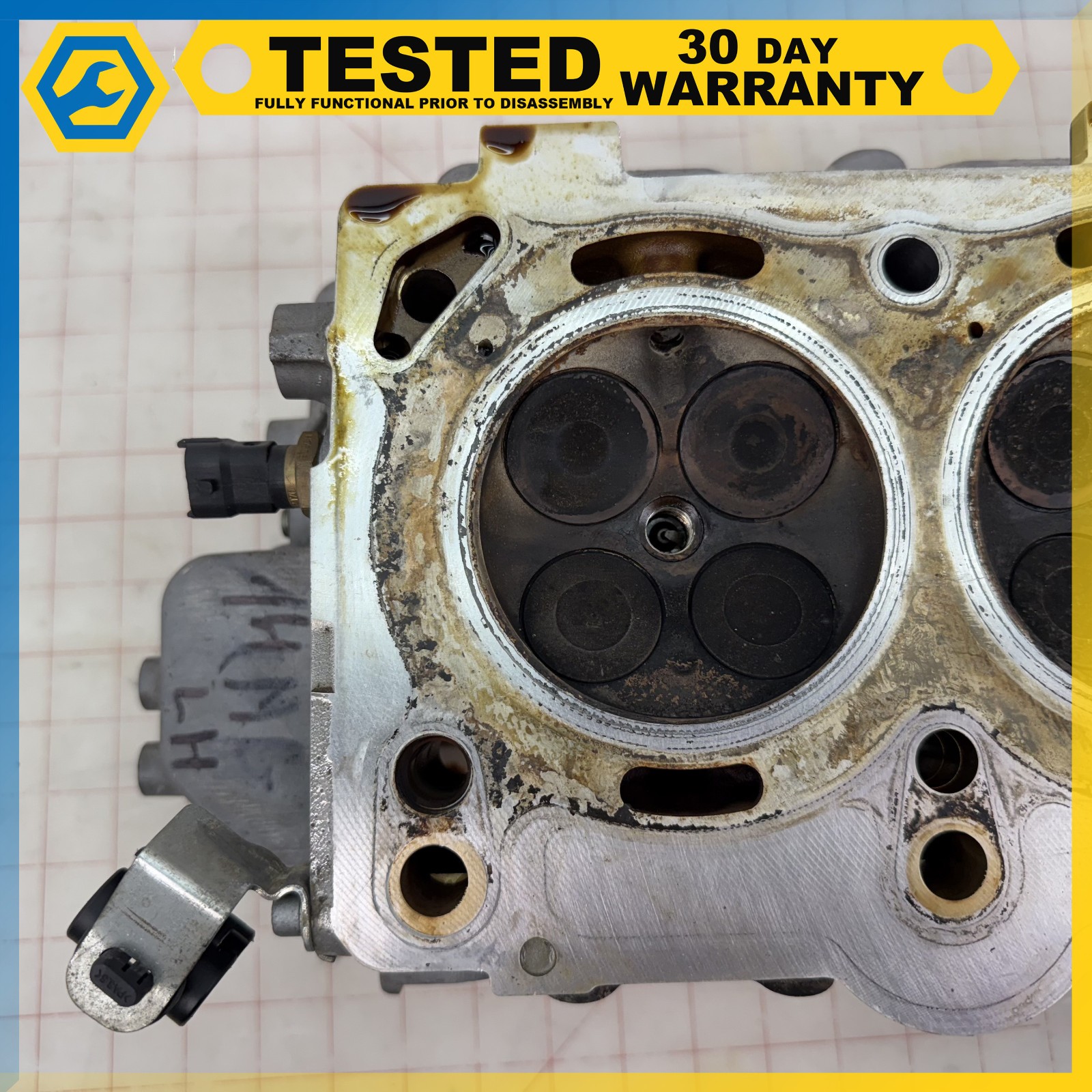 14-17 MASERATI GHIBLI 3.0L F160 engine LEFT DRIVER SIDE CYLINDER HEAD OEM