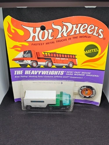 Hot Wheels Redline 1970 The Heavyweights Moving Van Lines Green