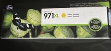 HP 971XL Yellow Ink Cartridge CN628AM Genuine OEM Sealed Feb 2017
