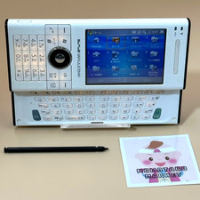 Smartphone mobile Sharp WS007SH W-ZERO3 bianco Willcom Windows Giappone raro testato
