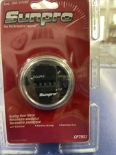 New Sunpro Analog Hour Meter #CP7953 FREE SHIPPING
