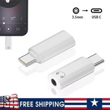 USB-C Type C Adapter Port to 3.5MM Aux Audio Jack Earphone For iPhone Car Lot
