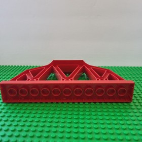 1x Lego Duplo Support Red Grid Carrier Stand Bridges Pillar 3774 9212 51559