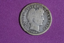 Estate Find 1900 O Barber Dime #K60470
