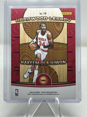 Hakeem Olajuwon Hardwood Legacy #19 2024-25 Panini Revolution | eBay