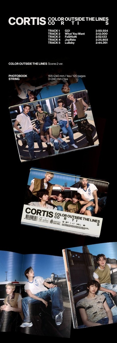CORTIS [COLOR OUTSIDE THE LINES] The 1st EP Album [Scene1/2/3/SET