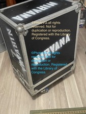 Nirvana vintage rolling tour amplifier Late 80's Kurt Cobain Amp case in Seattle