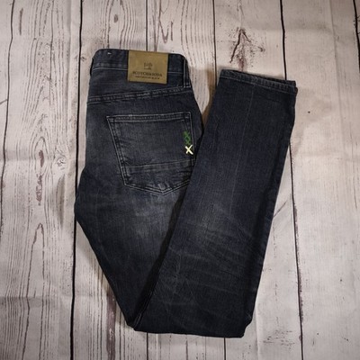 Scotch & Soda Jeans Herren W30 L32 Ralston Gold Button Fly Sashiko Style Nähte