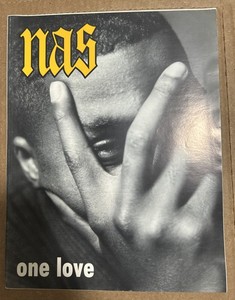 1994 NAS One Love Hip Hop Original Promo Sticker Decal 8" x 10"