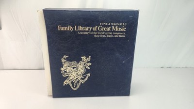 Funk Wagnall Family Library Of Great Music Box Set Vol. 1-22 Complete VG++ EX