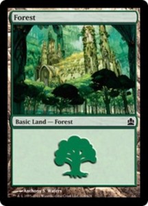 Forest (318/318) Commander 2011 - Magic the Gathering Basic Land