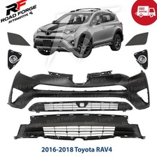 Front Bumper Cover Fascia Lower Grille Kit For 2016-2018 Toyota Rav4 Front Bumper Cover Fascia Lower Grille Kit For 2016-2018 Toyota Rav4