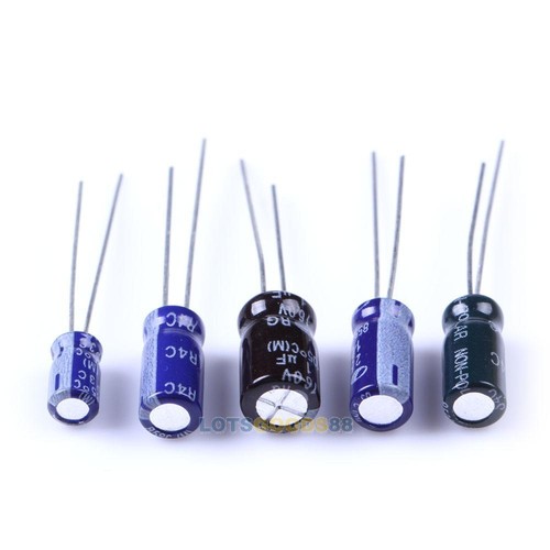 210pcs 25 Wert 0,1 uF Elektrolyt Kondensatoren 220uF Sortiment Kit Set LS4G