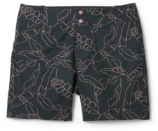 WILD RYE Ruby Women's Mountain Bike Shorts | MAUVE LEAF | Size 6 | $95