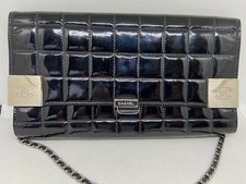 Chanel Classic Clutch Bag Pre loved Authentic Black Patent Leather MSRP $5000