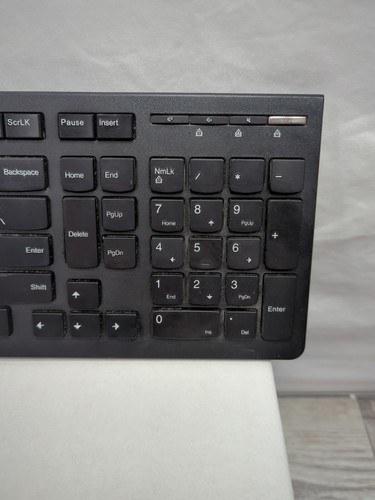 Lenovo Wired USB Slim Keyboard LXH-EKB-10YA Works Tested - Picture 5 of 9