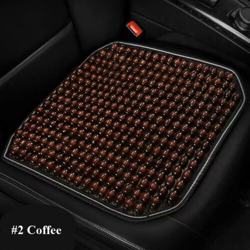 1pc Natural Wooden Beaded Car Seat Cover Cushion Pad Massage For Auto Chair New - Bild 11 von 16
