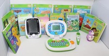 LeapFrog LOT LeapPad  My Own Leaptop  Tag Reader Pen Tag Jr Reader  12 Books