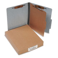 Acco 20-pt Presstex Classification Folders Letter 4-section Gray 10/box 15014 on sale Acco 20-pt Presstex Classification Folders Letter 4-section Gray 10/box 15014 on sale