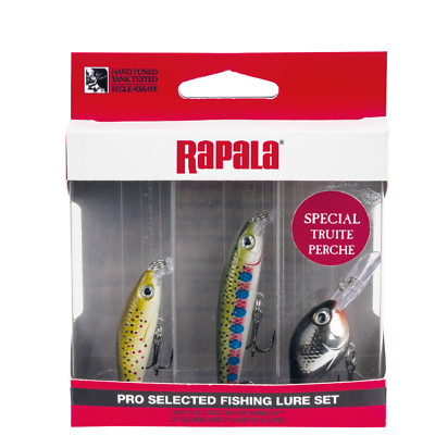 Rapala Trout Kit Ultra Light - 3 Wobbler, Kunstköder, Raubfischköder, Spinnköder