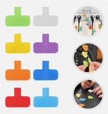 10X Cable Labels, Multi-Color Write On Cord Labels Wire Tags for Electronics,