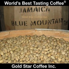 10 lbs - 100 Jamaica Blue Mountain Peaberry Coffee Green Beans - Home Roasting
