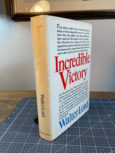 1967 1st Edition/Printing "INCREDIBLE VICTORY" by Walter Lord Battle of Midway