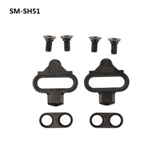 Shimano SPD SM SH51 Pedals Cleat Add 2 Pack Cleat Nut Holding Plate Road Cycling - Picture 2 of 5