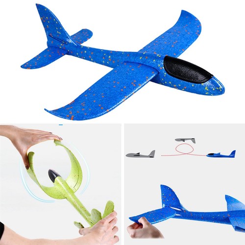 Foam Plane Throwing Outdoor Launch Toy Mode Glider Outdoor Toys - Picture 3 of 12