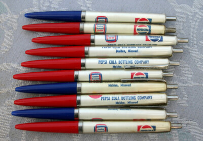 Pepsi Ball Point Pens Rite O Graph 1776-1976 Bi-Cenntenial Year Malden, Missouri