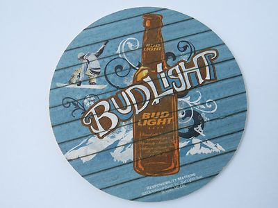 Bier Brewery Untersetzer ~ ~ 2008 Budweiser Licht Gore Mountain Colorado Ski