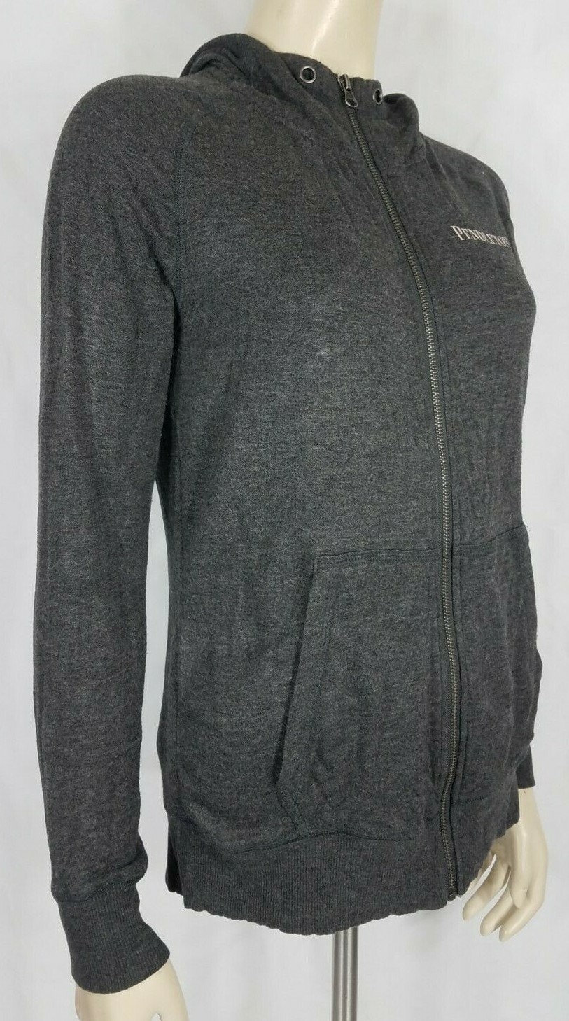 Pendleton gray Aztec lightweight full zip hooded … - image 3