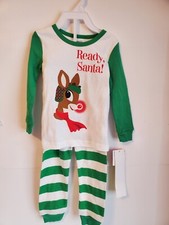 New with Tags Rudolph The Red Nosed Reindeer- 2 Pc Pajamas 12 Months