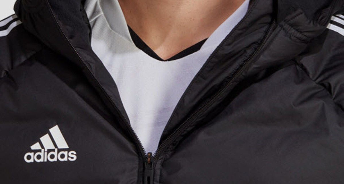 Adidas Men Condivo 22 Long Down Coat Padded Jacket Black Top Adidas Men Condivo 22 Long Down Coat Padded Jacket Black Top
