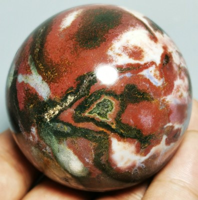 Collection ! Raw NATURAL OCEAN JASPER Geode QUARTZ CRYSTAL Sphere Ball HEALING