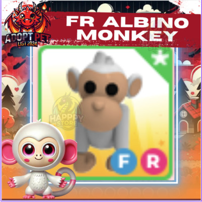 FR Albino Monkey (Fly/Ride Albino Monkey) Adopt M3e Pets | Cheap & Fast Deliver