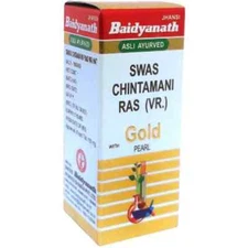 Baidyanath Swas Chintamani Ras (Vr) 25 tabs, Pack of 2, for respiratory wellness