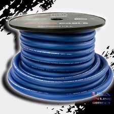 1/0 Gauge BLUE Power Ground Stranded Wire Car Audio Cable Sold By The Foot