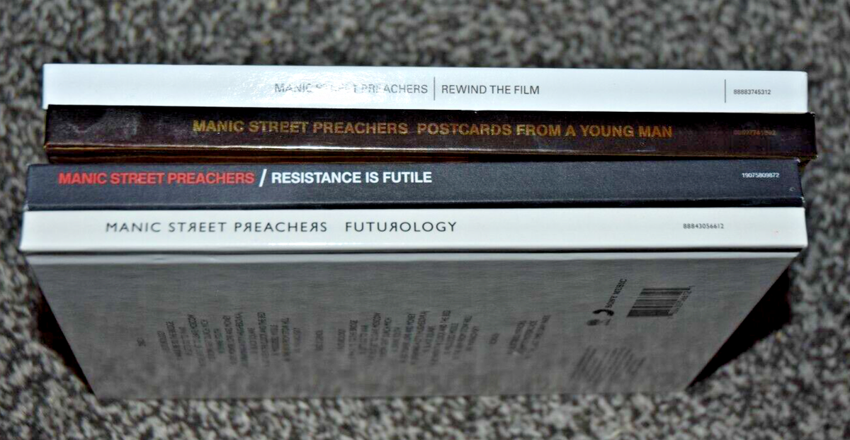 MANIC STREET PREACHERS collection of 4 CD booklets SIGNED BY BAND