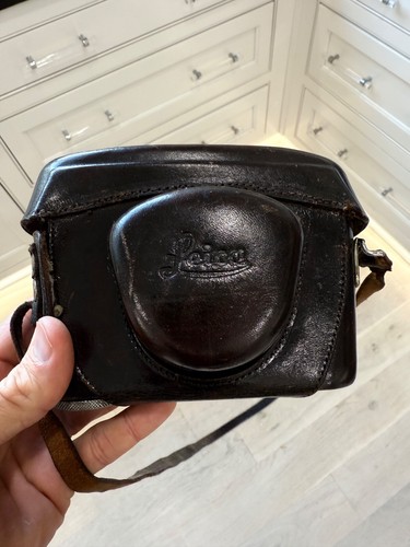 Vintage Leica Leather Ever-Ready Case for M2/M3 35mm Rangefinder Camera