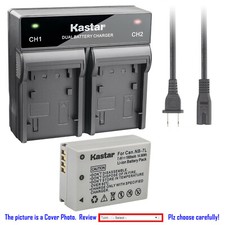 Kastar Battery Dual Rapid Charger for Canon NB-7L CB2LZ Canon PowerShot SX30 IS