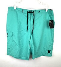 Hurley Men  s One And Only Blue 22 Inch Boardshorts Size 40