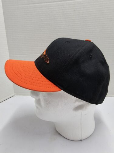 Cappello snapback vintage anni 90 nuova era modello professionale Baltimore Orioles lana nero 7 1/2 - Foto 2 di 7
