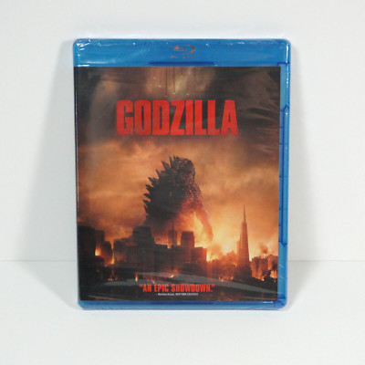 Godzilla (2014) Blu-Ray New Sealed Bryan Cranston Elizabeth Olson Ken Watanabe