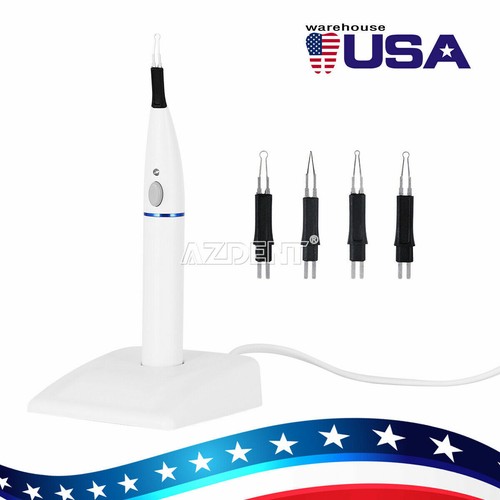 AZDENT Dental Endo Cordless Gutta Percha Tooth Gum Cutter + 4 Pcs Heat Tips - Picture 1 of 11