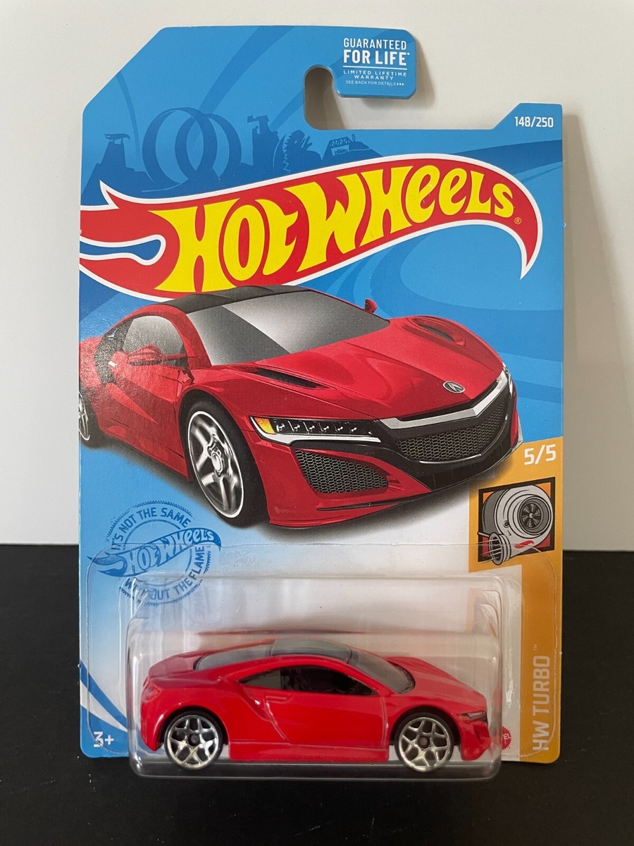 '17 Acura NSX 赤 ミニカー HW TURBO HOT WHEELS '17 ACURA NSX HW TURBO RED JDM HONDA #5/5 | eBay