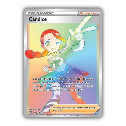 candice pokemon card rainbow rare Candice (Rainbow Rare)