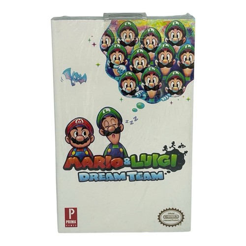 Mario & Luigi Dream Team Prima Official Game Guide Book 2013 Brand New Sealed